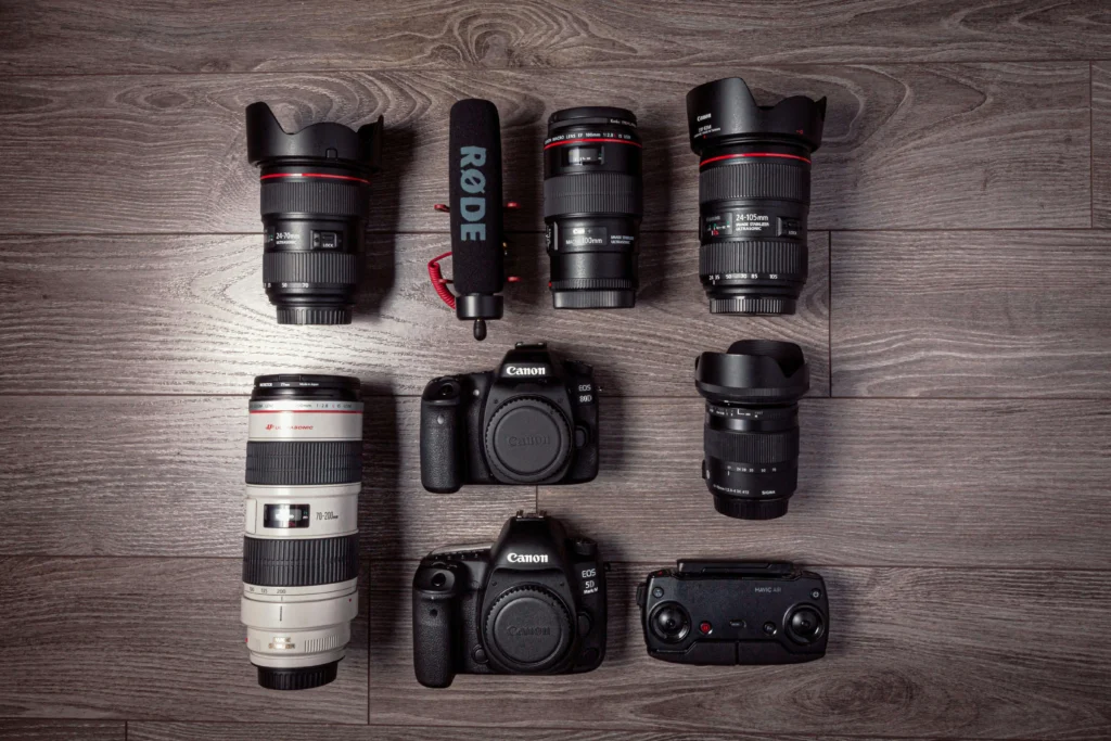 Camera accessories for professional travel photographers: Lenses, tripods, and bags for the best travel photography.
