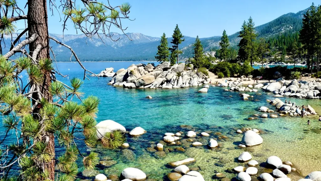 Best couple vacations in US: Lake Tahoe's serene waters and majestic mountains