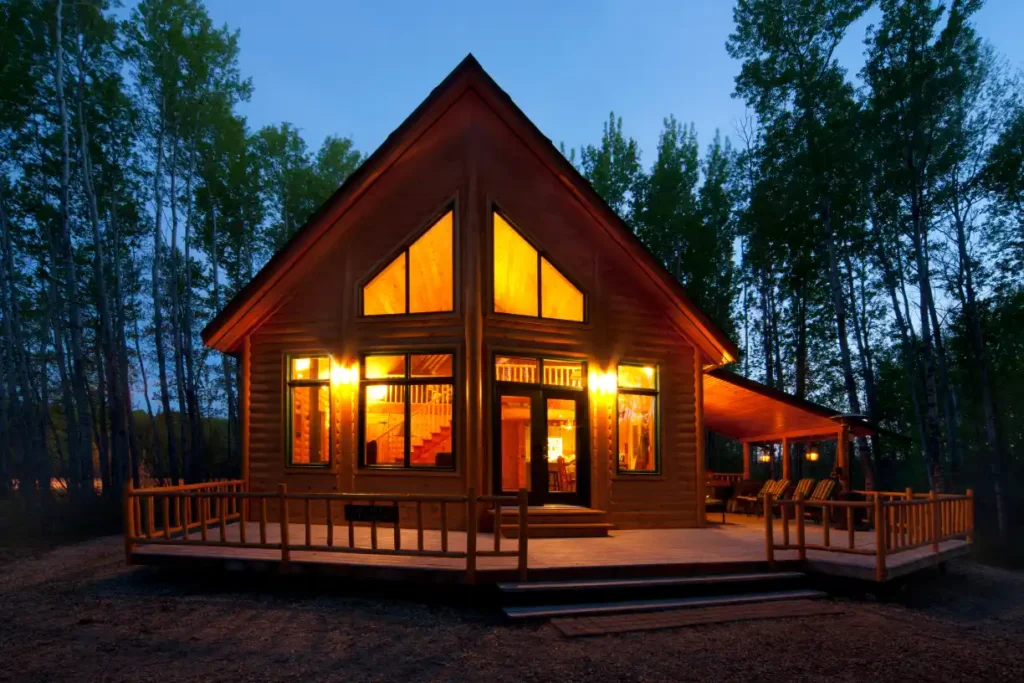  Cozy Firelight Cabins in Montana, one of the best places to stay in Montana for a peaceful getaway.