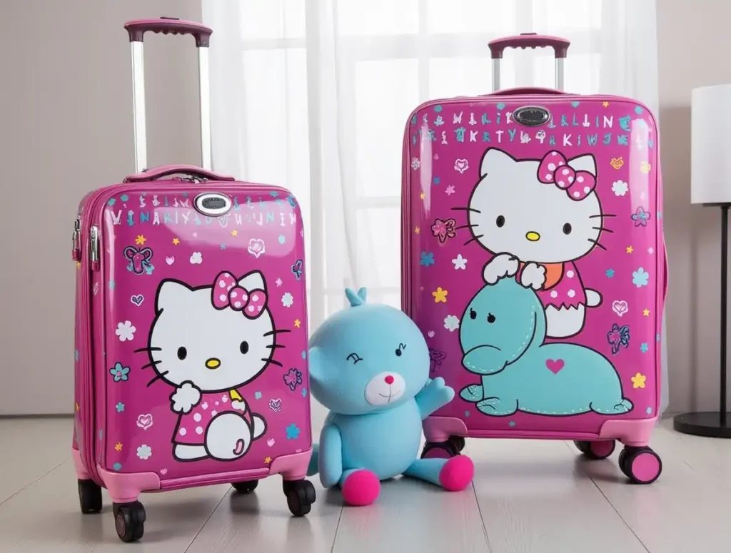 "Spacious Hello Kitty travel bags perfect for long vacations"